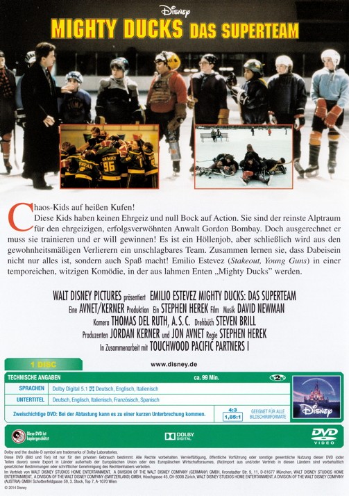 Film Mighty Ducks - Das Superteam [DVD] von Stephen Herek gebraucht kaufen  bei Melando Schweiz