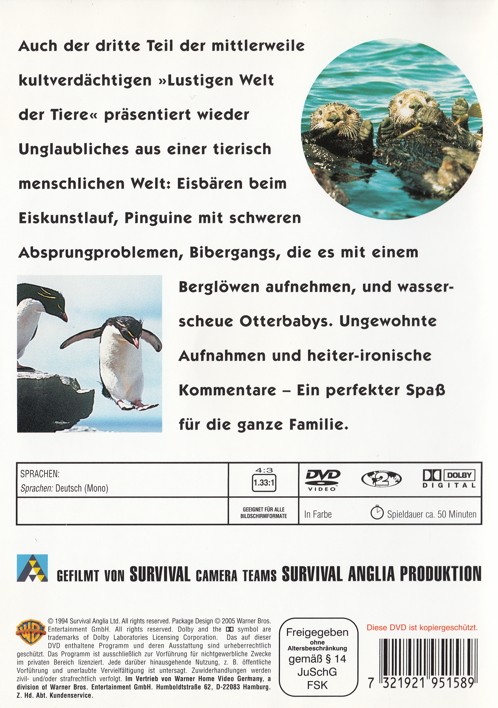 Film Die lustige Welt der Tiere 3 [DVD] gebraucht kaufen bei Melando Schweiz