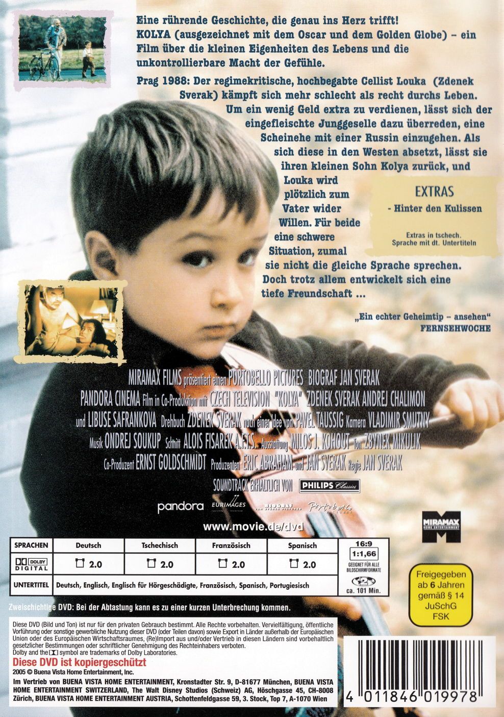 Film Kolya [DVD] von Jan Sverak gebraucht kaufen bei Melando Schweiz