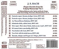 Organ Chorales Vol. 1 - BWV 651 - 658 / BWV 564 [CD], 1