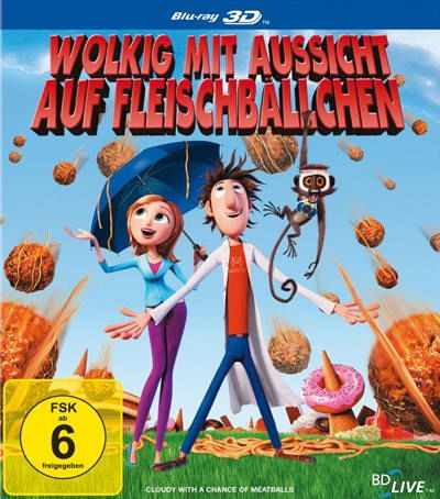 Wolkig mit Aussicht auf Fleischbällchen [Blu-ray 3D]