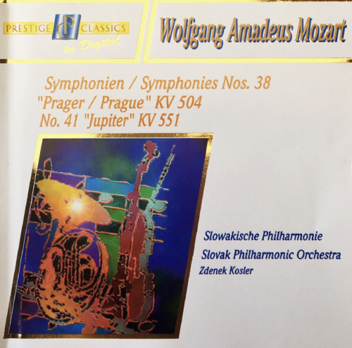 Wolfgang Amadeus Mozart - Symphonien Nos 38 und 41 [CD]